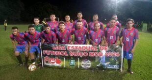 Equipe do Agro F.C que disputa a sede de Sidrolândia. Foto: LEFS